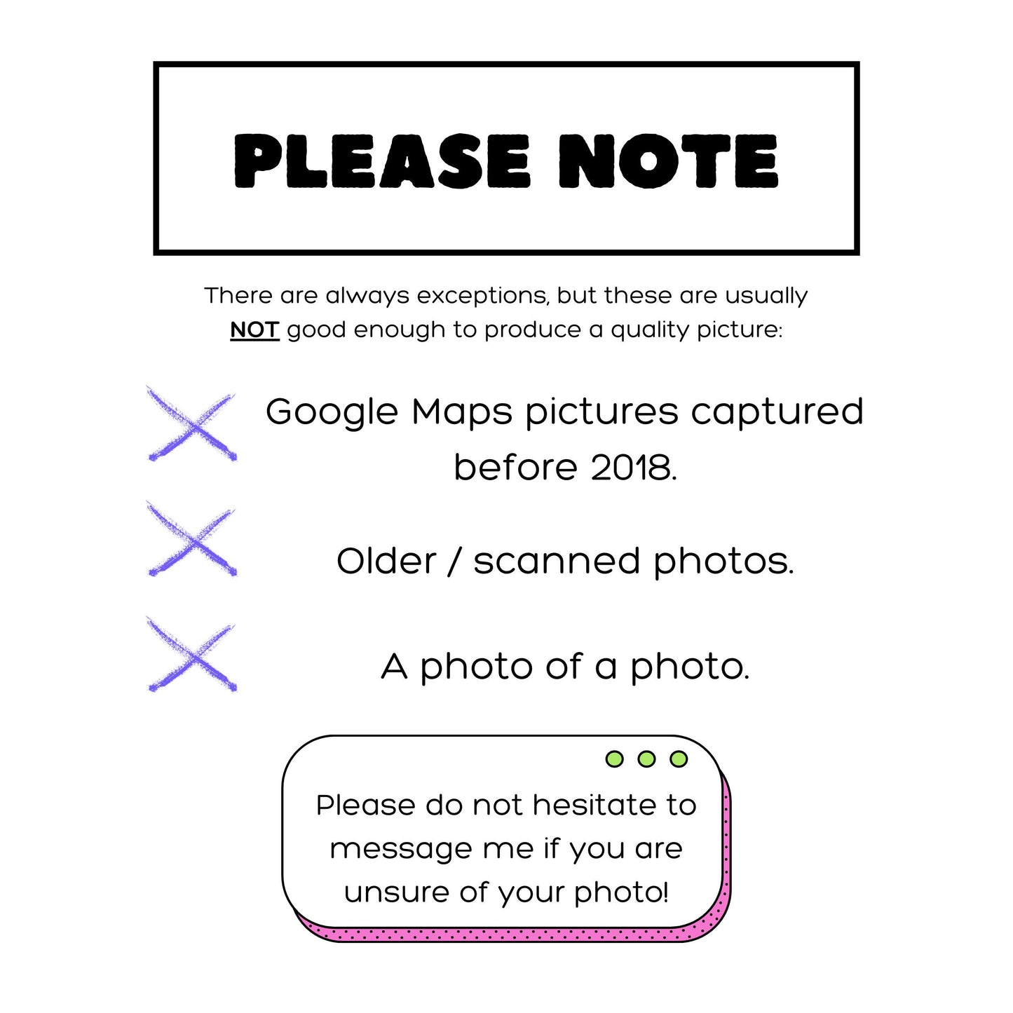 Custom First Date Location Portrait from Photo